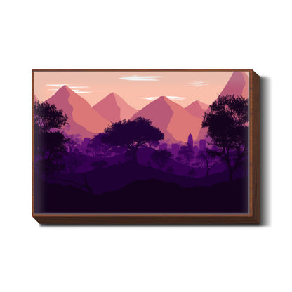 LAVENDER LANDSCAPE Wall Art