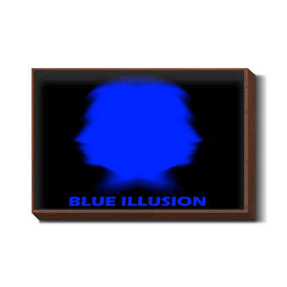 Blue Illusion Wall Art