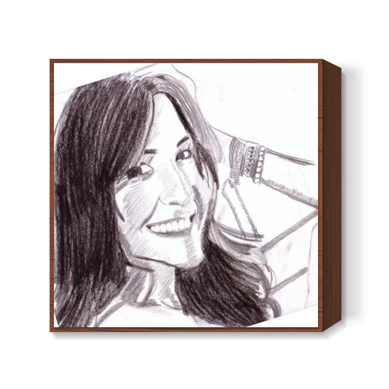 Bollywood actor Anushka Sharma has a liveliness about her Square Art Prints
