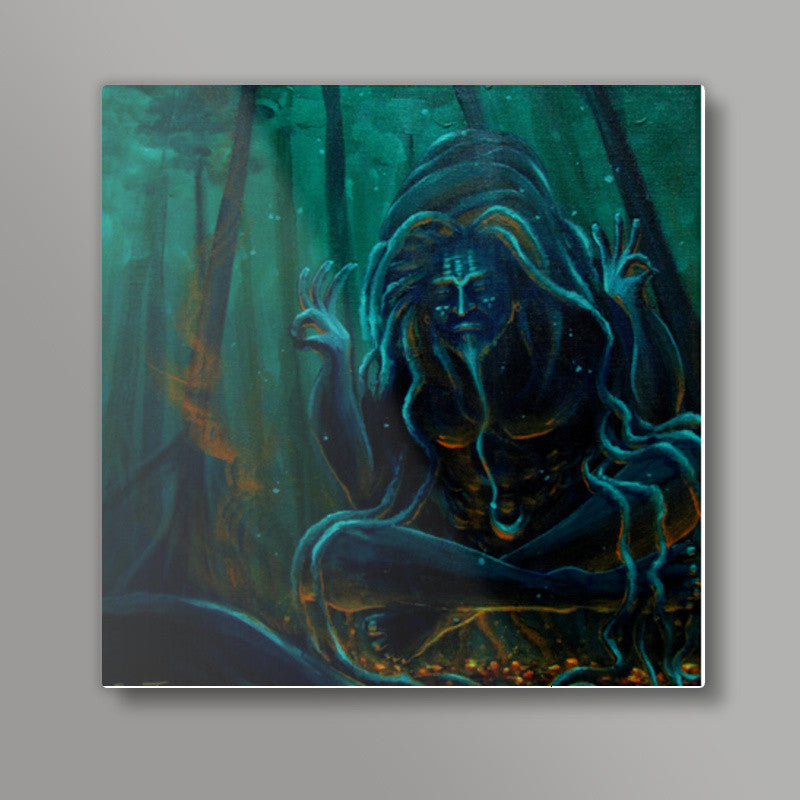 Om Namah Shivaya - Painting Square Art Prints