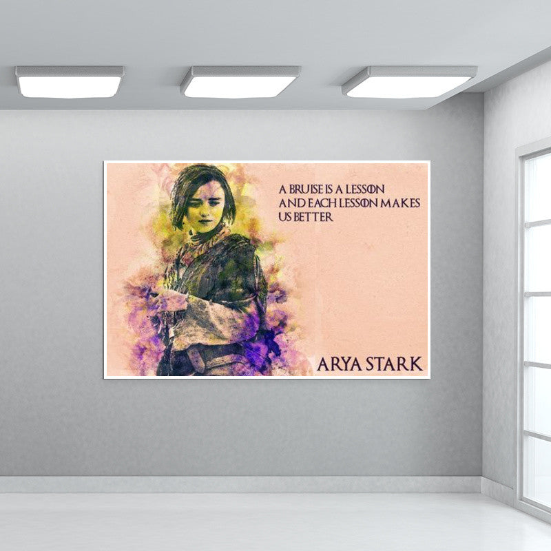 Arya Stark Watercolour Artwork