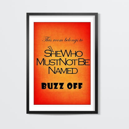 Message Poster - My Room Wall Art