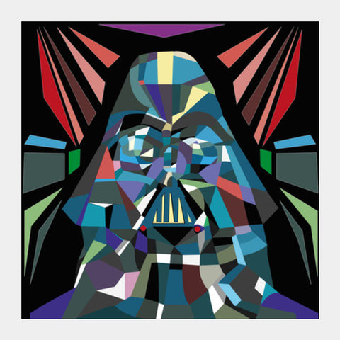 Disco Vader Square Art Prints