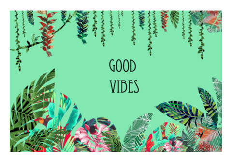good vibes wall art, a fresh look to your wall with tropical prints Wall Art