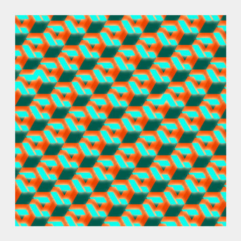 Square Art Prints, 3d pattern Square Art Prints