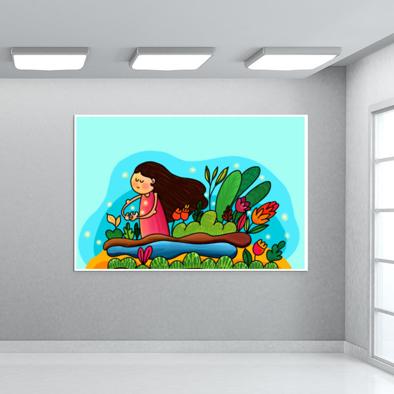 My Little Garden Wall Art