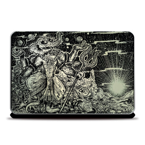 Laptop Skins, The Alien Dancing Ganapati | Charbak Dipta, - PosterGully