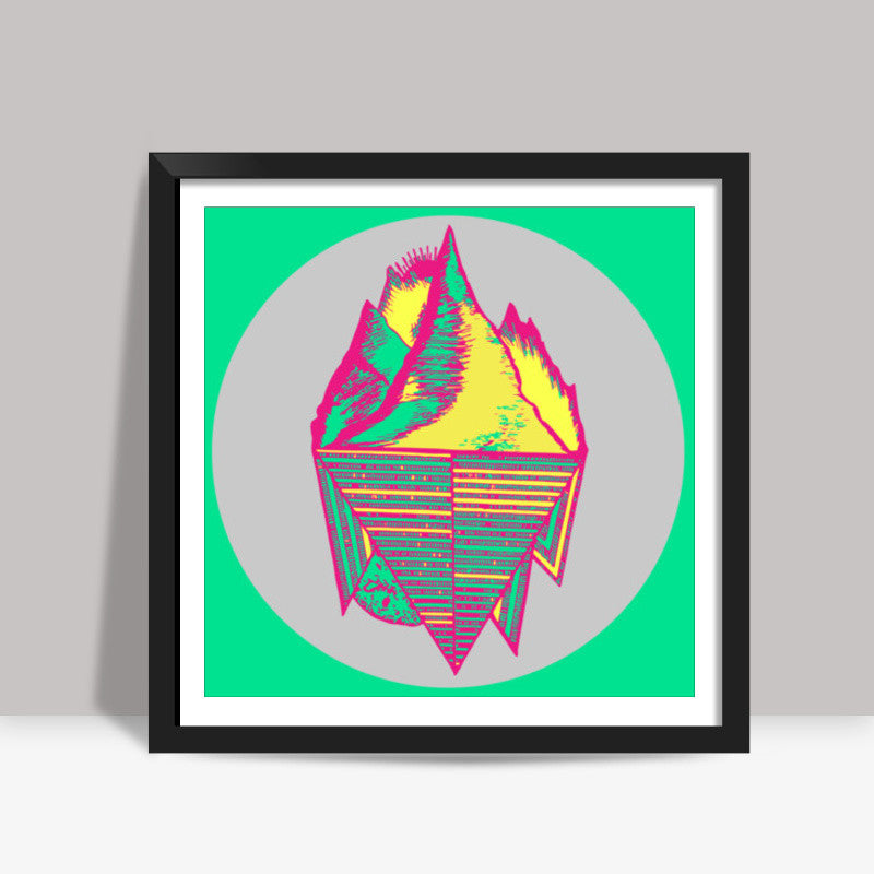 Adventure is worthwhile ! Square Art Prints