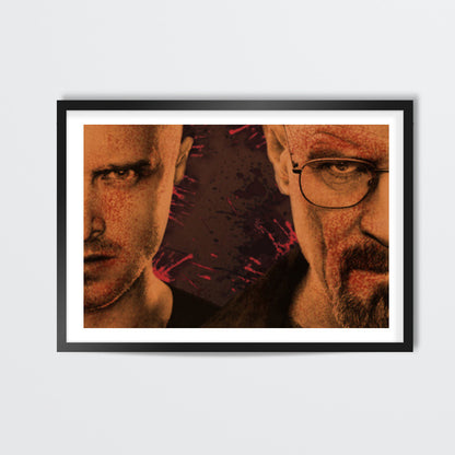 breaking bad photo manipulation Wall Art