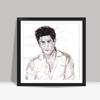 Shah Rukh Khan is a self-made superstar Square Art Prints