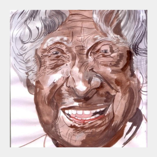 Sir A P J Abdul Kalam was a spirited visionary Square Art Prints