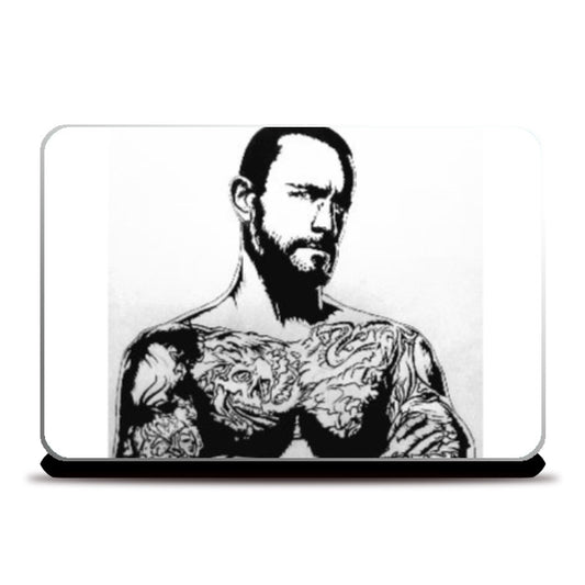 Laptop Skins, CM Punk Laptop Skin by Kislaya Sinha, - PosterGully