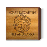 Game of Thrones | House Targaryen Square Art Prints