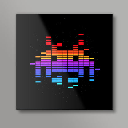 Space Equaliser Square Art Prints