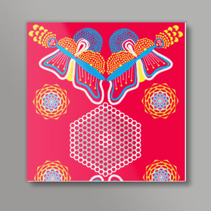 The Flutter-Fly Effect ! Square Art Prints