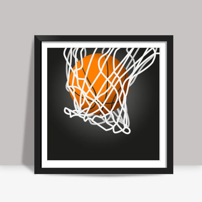 Basketball Square Art Prints