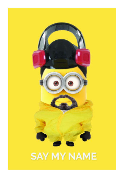 Wall Art, Minion Breaking Bad Heisenberg Wall Art