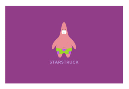 Nick Spongebob Squarepants Patrick Minimal Wall Art