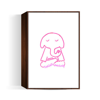 Elephant Illustration Wall Art