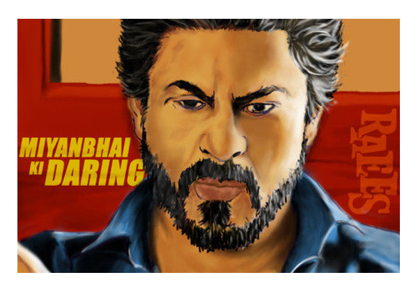 Raees Shah Rukh Khan Artwork Wall Art