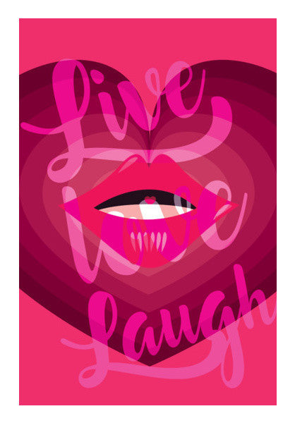 Live. Love. Laugh. Art PosterGully Specials