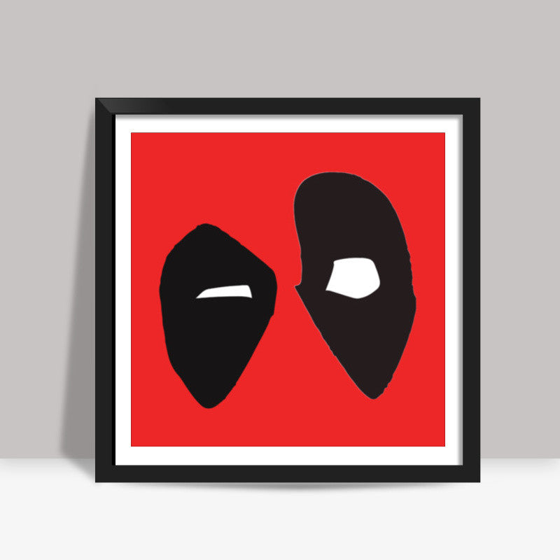 Deadpool Minimal Design Square Art Prints