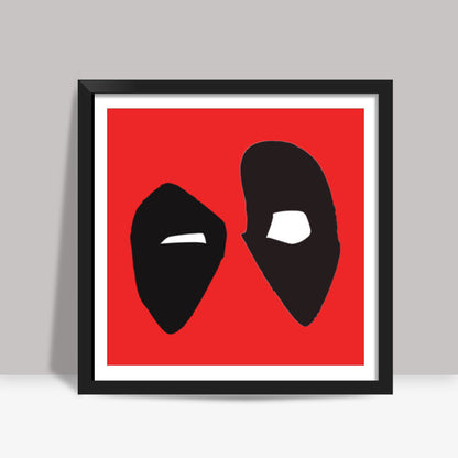 Deadpool Minimal Design Square Art Prints