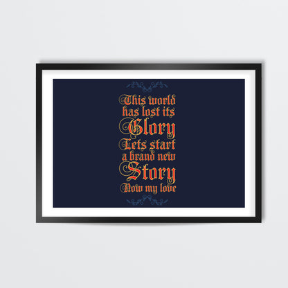 A new story Wall Art