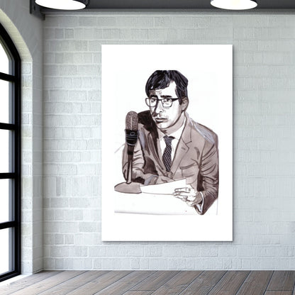 John Oliver believes in the power of comedy Wall Art