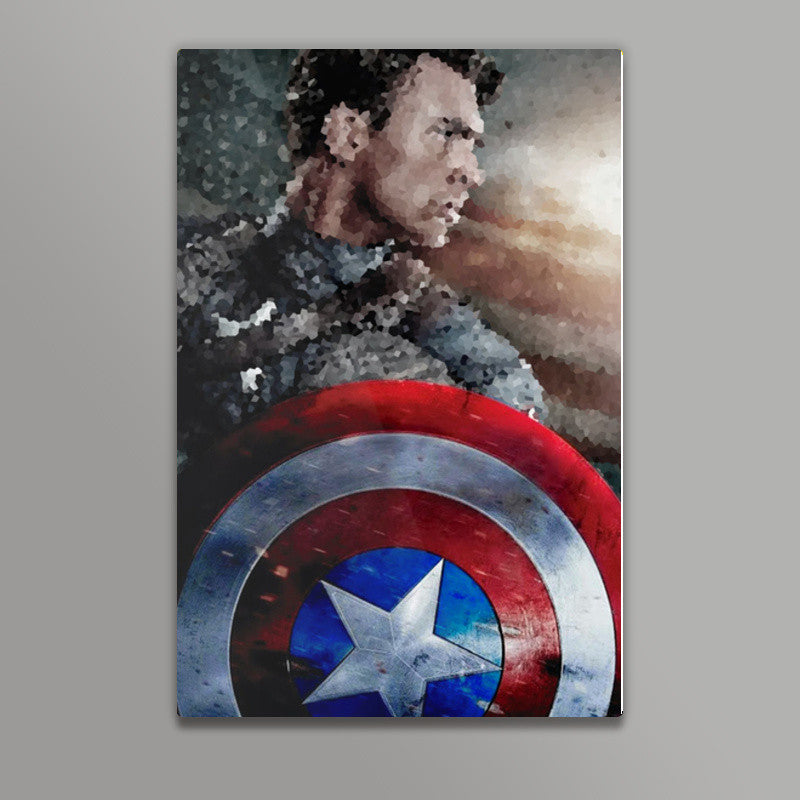 Captain America Wall Art| Buy High-Quality Posters and Framed Posters ...