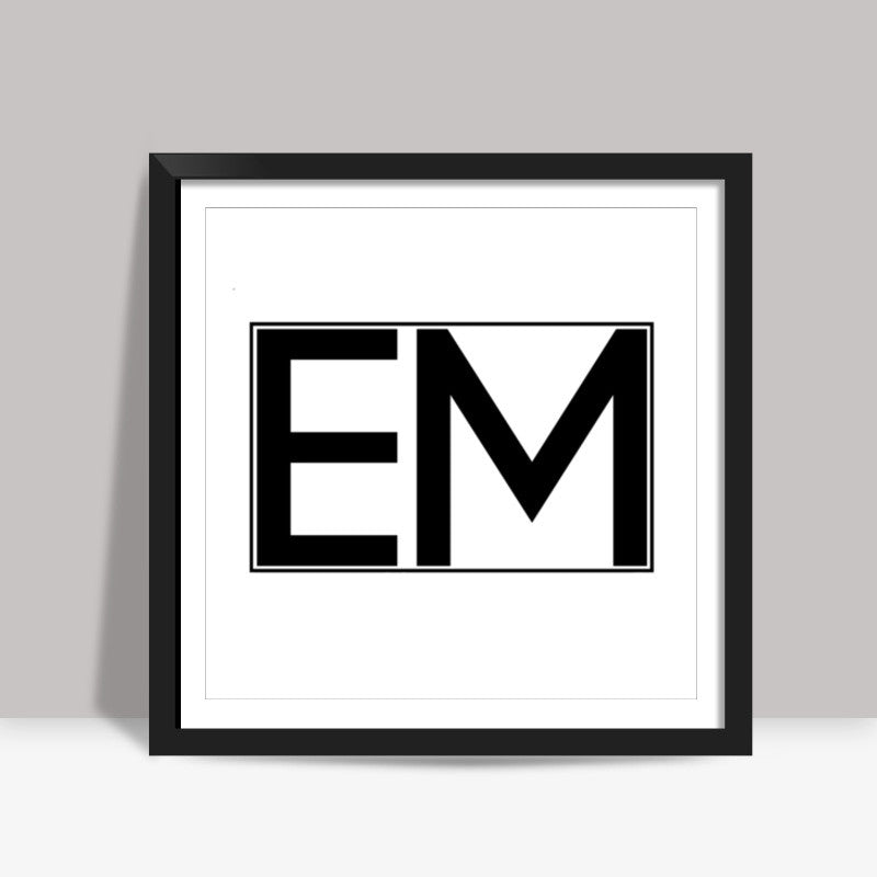 EMINEM | EM | minimal | Square Art Prints