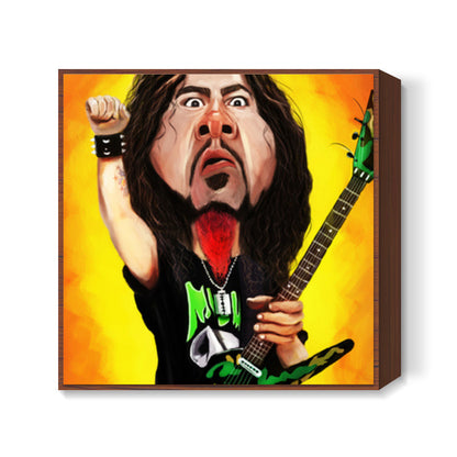 Dimebag Darrell | Pantera | Caricature Square Art Prints