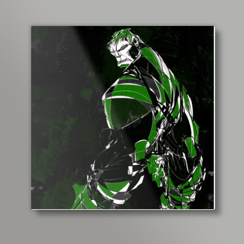 HULK | Mr. Green  Square Art Prints