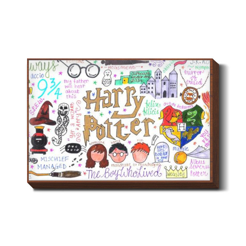 Harry Potter Doodle Wall Art