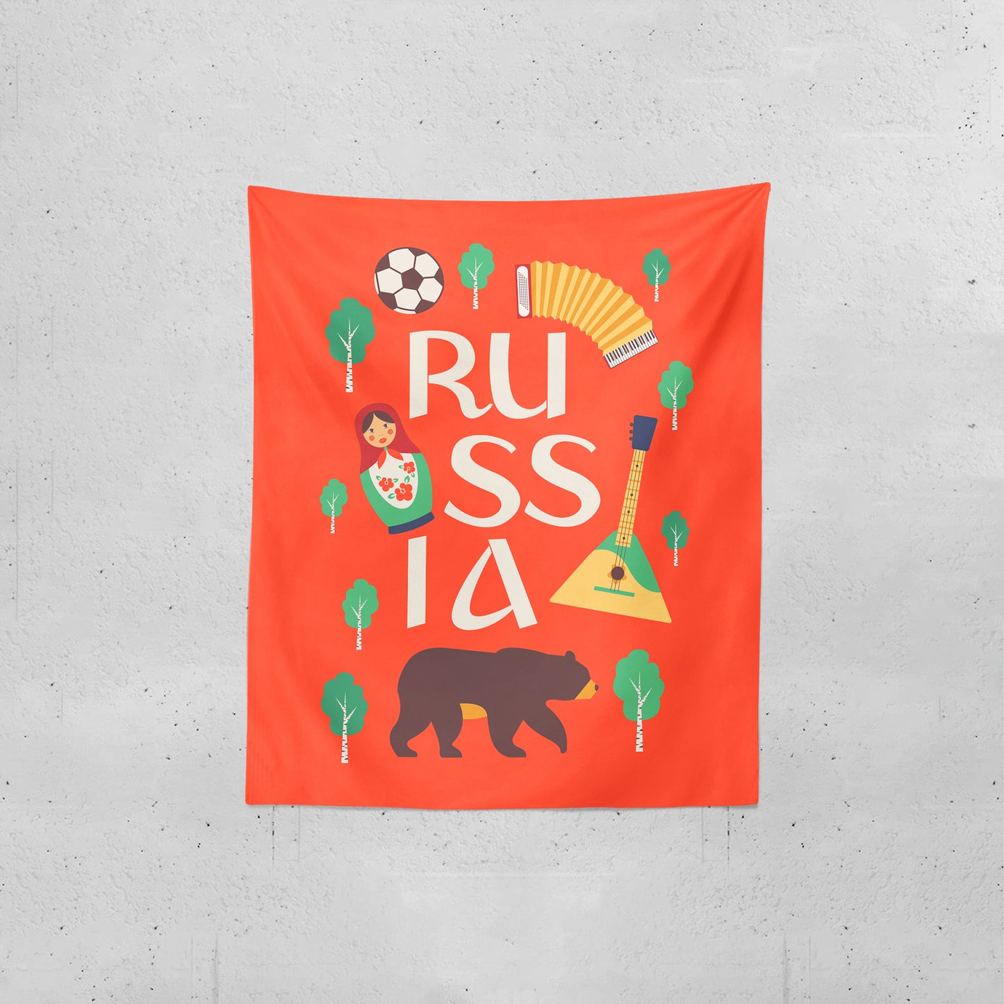 Russian Symbols Fifa 2018 Tapestries | #Footballfan