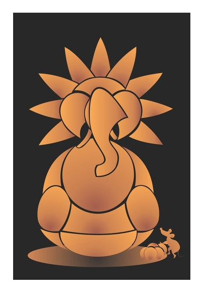 Great Ganehsa Abstract Art PosterGully Specials
