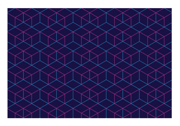 Wall Art, Isometric Pattern Wall Art