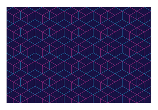 Wall Art, Isometric Pattern Wall Art