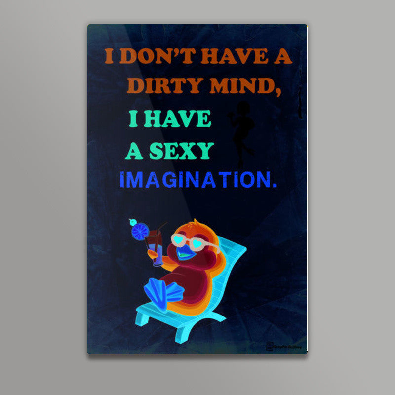 Humour Sexy Imagination Wall Art