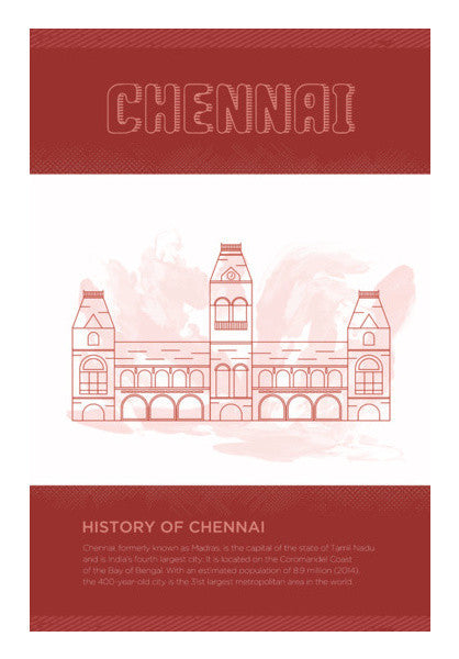 History Of Chennai Art PosterGully Specials