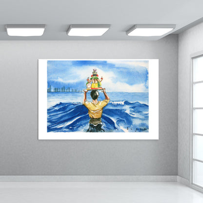 Ganpati Bappa Morya Wall Art