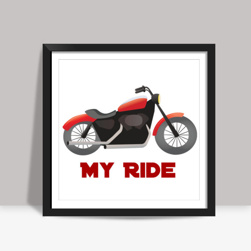 Bike Square Art Prints