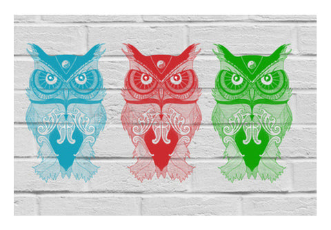 3 Wise Owls Wall Art