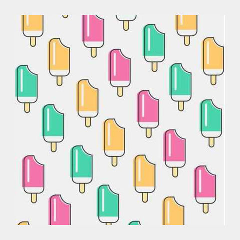 Ice-cream Candy Square Art Prints