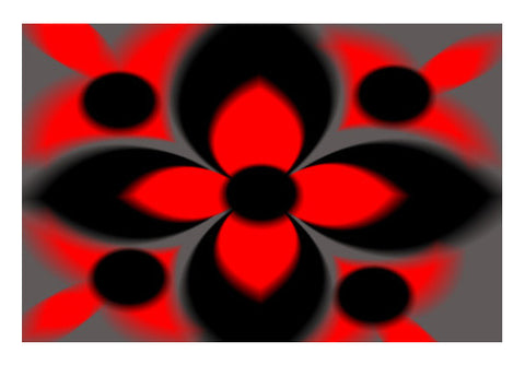 Abstract Flower Art PosterGully Specials
