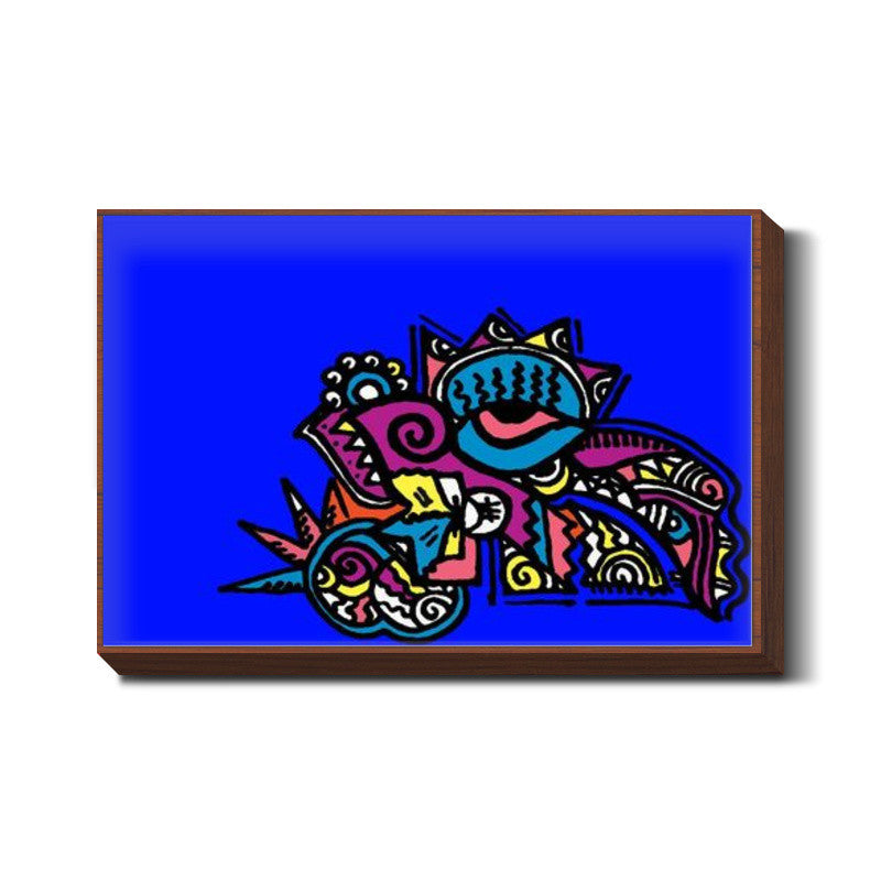 Abstract Zenscrawl Eye Wall Art | Meghnanimous