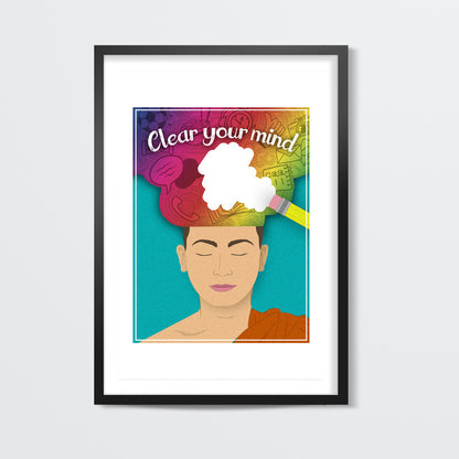 The art of thinking about not thinking anything Wall Art