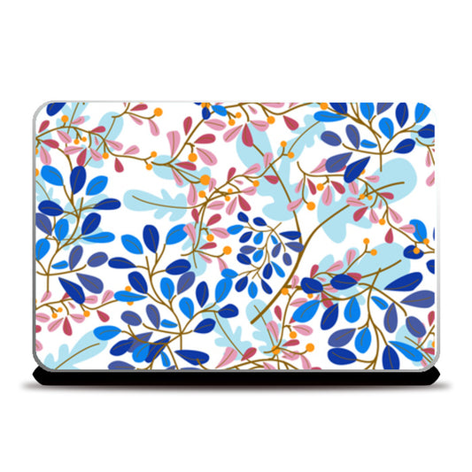 Hand Painted Leaves Pattern Laptop Skins