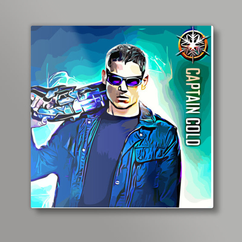 Captain Cold Square Art Prints