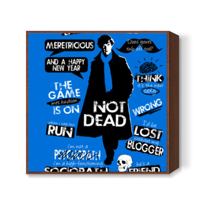 The Game Is On Square Art Prints